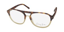 NEW SEAN JOHN 5105 GLASSES PLASTIC 239 FULL-RIM MENS 56-18-150 PILOT BROWN