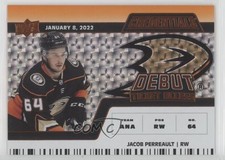 2022 Credentials Debut Ticket Access Horizontal Orange /149 Jacob Perreault 1e15