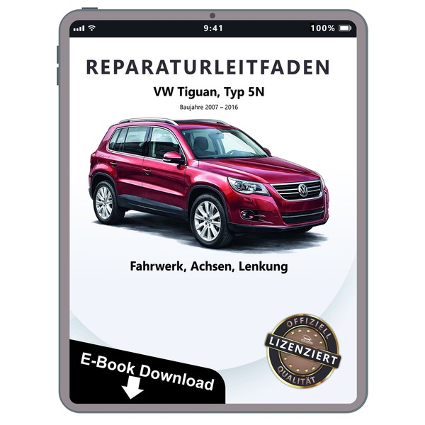 VW Tiguan Typ 5N 2007-2016 Fahrwerk Achsen Lenkung Reparaturanleitung PDF-image