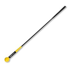 Golf Swing Trainer Aid and Warm-Up Practice Stick for Grip, Balance, 48"