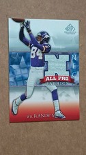 2004-UPPER DECK SP GU-RANDY MOSS ALL-PRO FABRICS GAME WORN JERSEY-VIKINGS