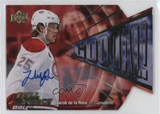 2015-16 Upper Deck Full Force Goooal! Jacob De La Rose #G-JD Rookie Auto RC 3y4