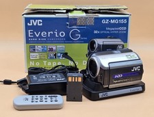 JVC Everio GZ-MG155EK 30GB HDD Digital Camcorder Silver Tested