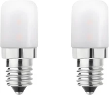 Warm White E12 Led Light Bulb 2 Watt 120V Candelabra Base Pack Of 2
