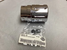 Harley-Davidson Genuine NOS Chrome Slotted Exhaust End Cap 65147-02 ^