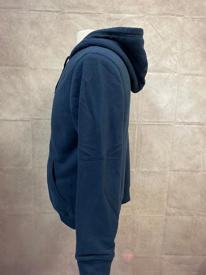 Sudadera con capucha para hombre Sonoma azul cremallera completa forrada Sherpa talla L Foto 2 de 4