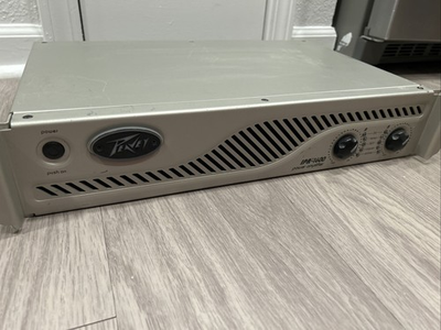 #ad Peavey IPR 1600 Professional Power Amplifier Rack Mount Used Untested Silver $185.00