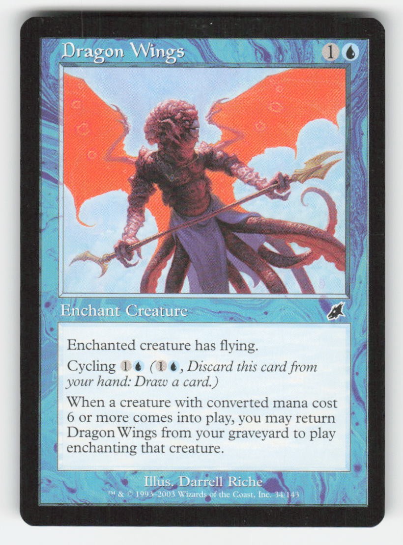 2003 Dragon Wings Scourge 34 MTG