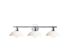 Maxim 11193SW Willowbrook 3 Light 31"W Bathroom Vanity Light - Chrome