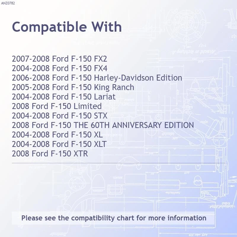Conjunto de luces traseras de lente de humo negro con barra de luz para Ford F-150 2004-2008 Foto 3 de 4