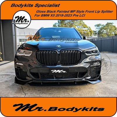 M-performance Style Front Lip for BMW G05 X5 2018-2023 M-Sport Bumper Pre-LCI