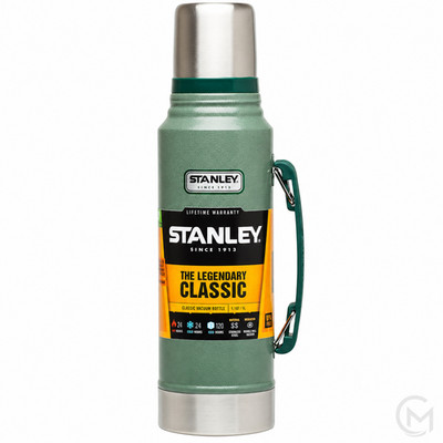 Stanley Classic Legendary Edelstahlflasche 1L - Hammertone Green