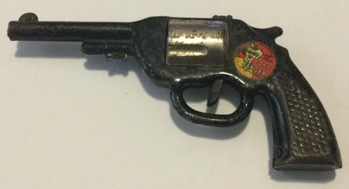 VINTAGE Marx The Lone Ranger Toy Clicker Gun 1938 Metal 1930s
