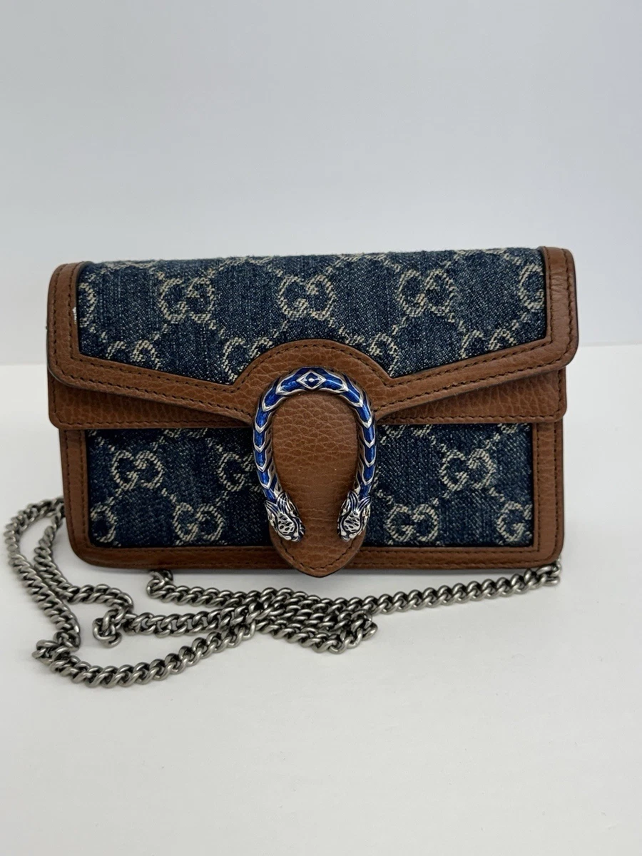 Gucci Denim Exterior Shoulder Bags for Women for sale | eBay