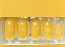 Red Aspen Press On Nail Medium Square Shiny Fall Vintage Canary Wallpaper 🍂