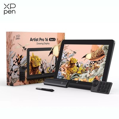XPPen Artist Pro 16 (Gen 2) Zeichentablet, 2,5K QHD Volllaminierter Bildschirm NEU!