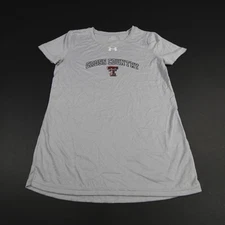 Texas Tech Red Raiders Under Armour Short Sleeve Shirt Women's Gray Used