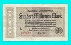 04 064 emergency money Reichsbahn-Direktion-Berlin 100 million Mark, 25.9.1923-1.1.24