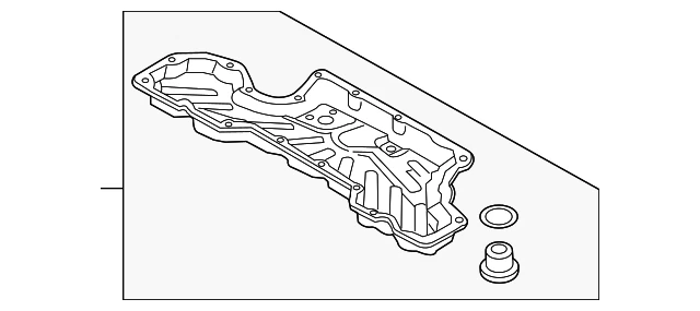 Cacerola de aceite original Audi 079-103-602-CF Foto 4 de 4