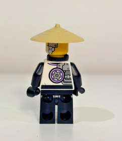 LEGO Ninjago Techno Wu Evil Sensei Wu Minifigure Rebooted njo0095 Rare Figure