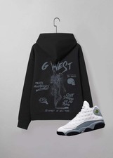 G West Smoke Skeleton Hoodie : Gwhlhd9014 - 1 Colors