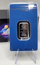 ARGOR-HERAEUS 5 Gram PALLADIUM Bar 999.5 Fine Swiss Made in Assay