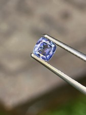 Natural Tanzanite Cushion Shape Faceted Gemstone, AAA Grade Untreated Unheated