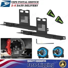 2PC Wheel Toe Alignment Tool Plate Automotive Wheel Alignment Camber Tool Black