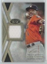2020 Topps Tier One Relics Carlos Correa 316/395 Houston Astros