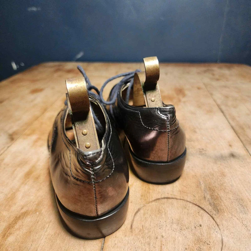 POUR LA VICTOIRE talla 6 Oxford cobre dorado tono cordones tacón bajo Foto 3 de 4