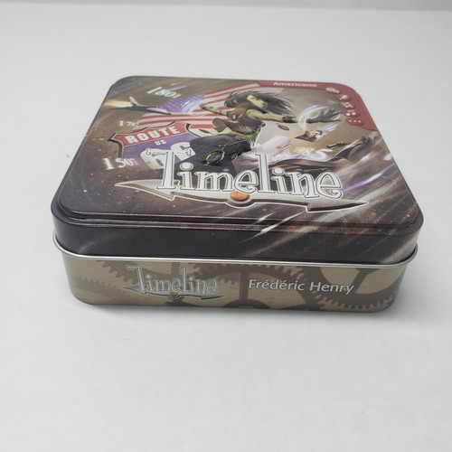 Timeline Americana Historia Juego de Cartas Lata 110 Cartas 100% Completo Asmodee 2014 - Imagen 4 de 16