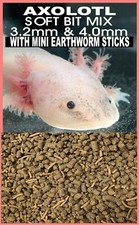 ABF GOURMET AXOLOTL SOFT FOOD MIX with Mini Earthworm Sticks,Soft bits,ABF103