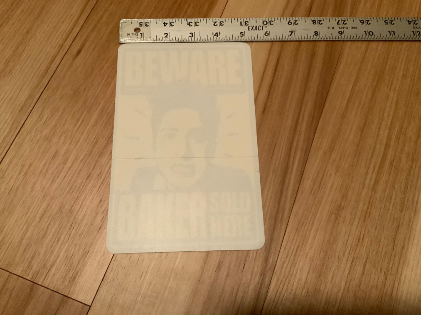 Baker Skateboards Dealer Double Sided Window/Glass Sticker - Dustin Dollin