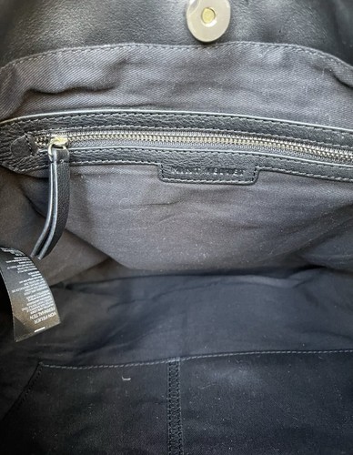 Borsa hobo media in pelle velluto e camoscio come nuova - Foto 13 di 14