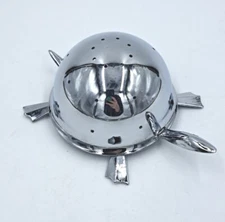 Mid-Century Chrome Mock Turtle Irvin Ware Toothpick Hors d' Oeurve Holder