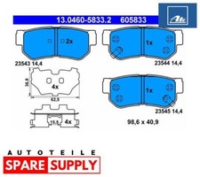 BREMSBELAGSATZ, SCHEIBENBREMSE FÜR HYUNDAI KIA ATE 13.0460-5833.2