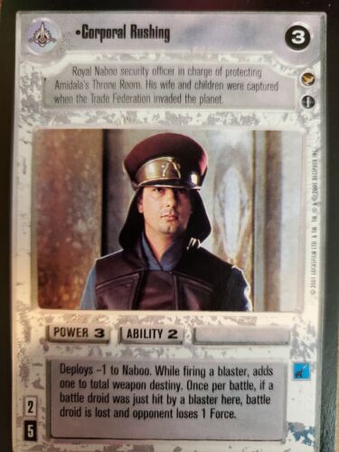 Star Wars CCG Theed Palace SINGLES 2ND TIER Select Choose NrMint-MINT SWCCG - Picture 14 of 41