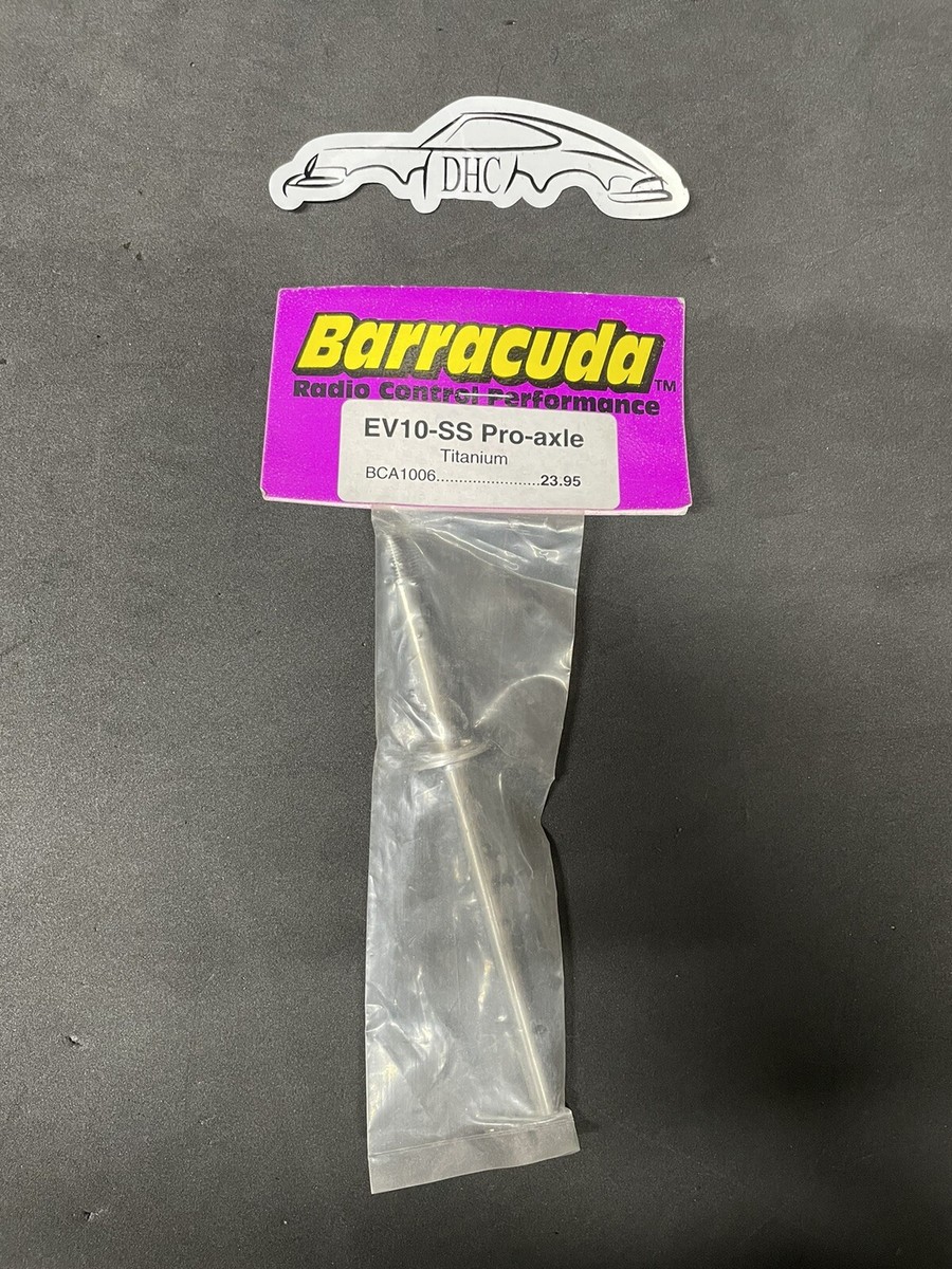 Barracuda Vintage RC Car Part # BCA1006 Titanium Pro-axle for