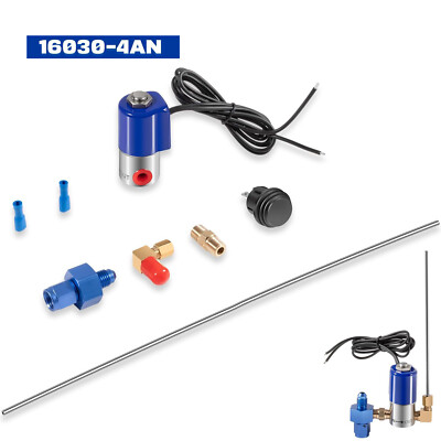 for NOS Nitrous Oxide System 16030-4AN Line Nitrous Purge Valve Kit Line Purge