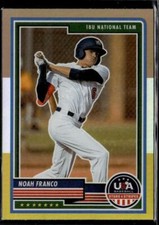 2023 Panini USA Baseball Stars & Stripes #7 Noah Franco BSG Prizm
