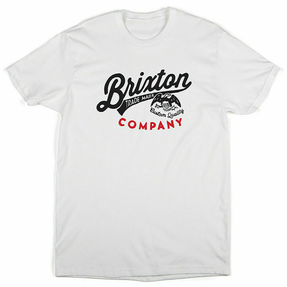 Brixton DENTON Tee Shirt Standard Fit S/S Men's T-Shirt BNWT FREE P&P
