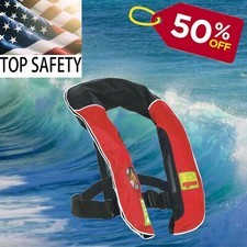 50 OFF Premium Inflatable Life Jacket Vest PFD Automatic/Manual Youth Junior NEW