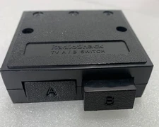 Radio Shack A & B Push Button RF Switch TV Antenna Cable Selector 2 Inputs - 1