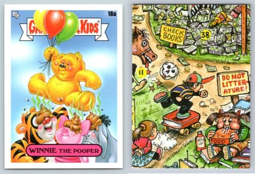 2022 Garbage Pail Kids GPK Book Worms WINNIE The Pooper Card 18a NM - Foto 1 di 1