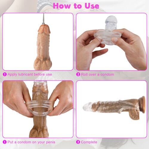 Male Cock-Girth-Enlarger-Enhancer-Penis-Extension-Extender-Sheath-Sleeve-Men Big