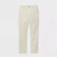 Men's Athletic Fit Chino Pants - Goodfellow & Co Sculptural ivory 34x34