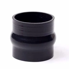 Black 4" 102mm Hump Straight Silicone Hose Intercooler Coupler Tube Pipe
