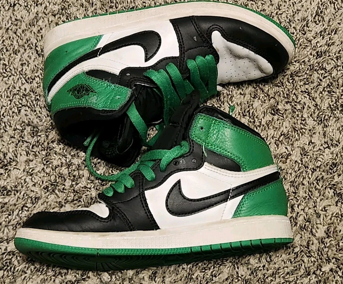 Nike Air Jordan 1 Retro High OG Lucky Green Kids Size 1.5Y FD1412
