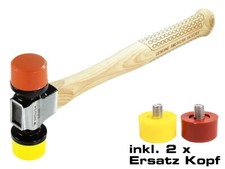 Profi Gummihammer Polyurethan Ausbeul Schon Hammer Ø 40mm Hickory Stiel C2642