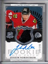  2013-14 The Cup #123 Joakim Nordstrom RC AUTO PATCH /249 - Chicago Blackhawks
